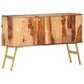 Boho-Inspired Mango Wood Sideboard