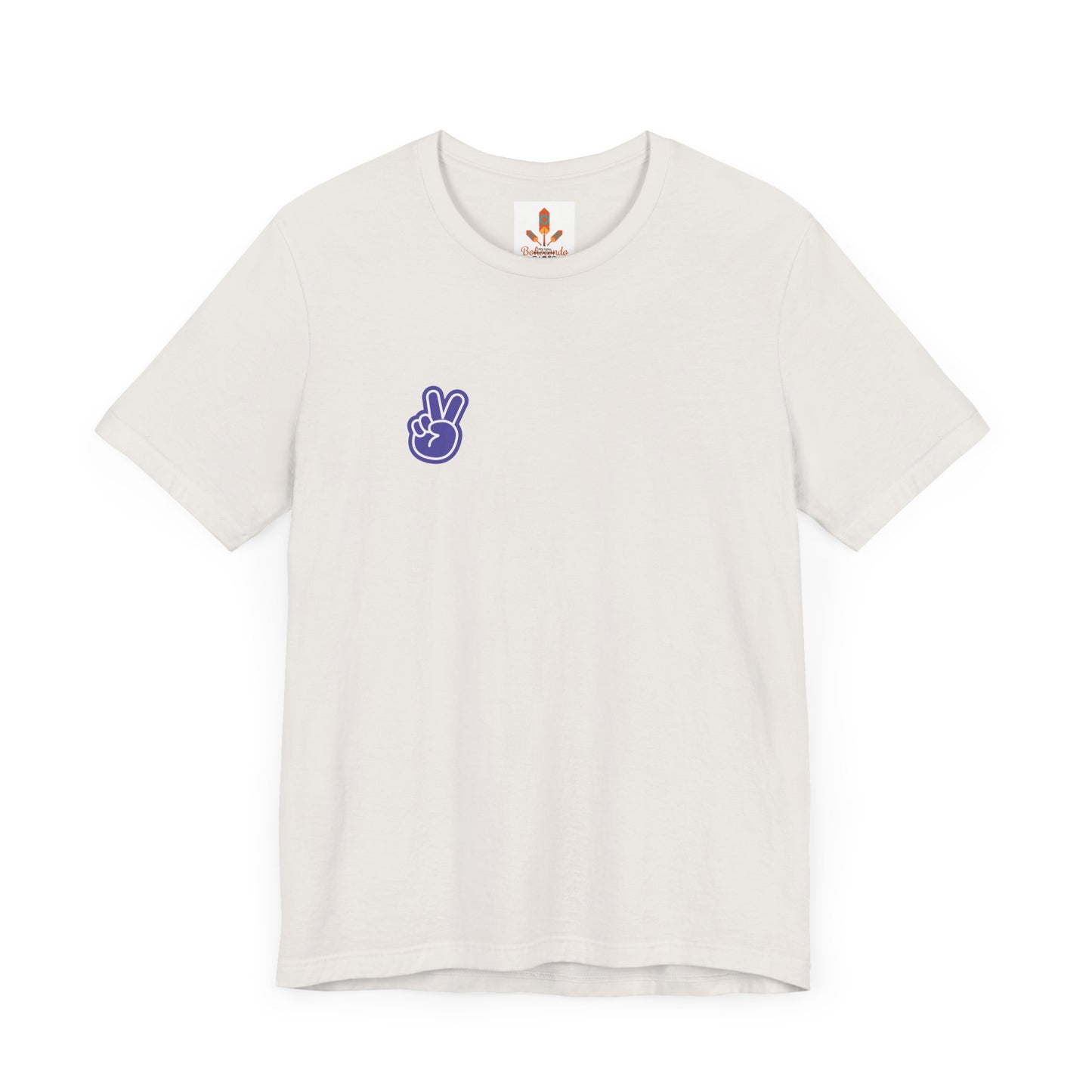 Purple Peace Hand Sign T-shirt