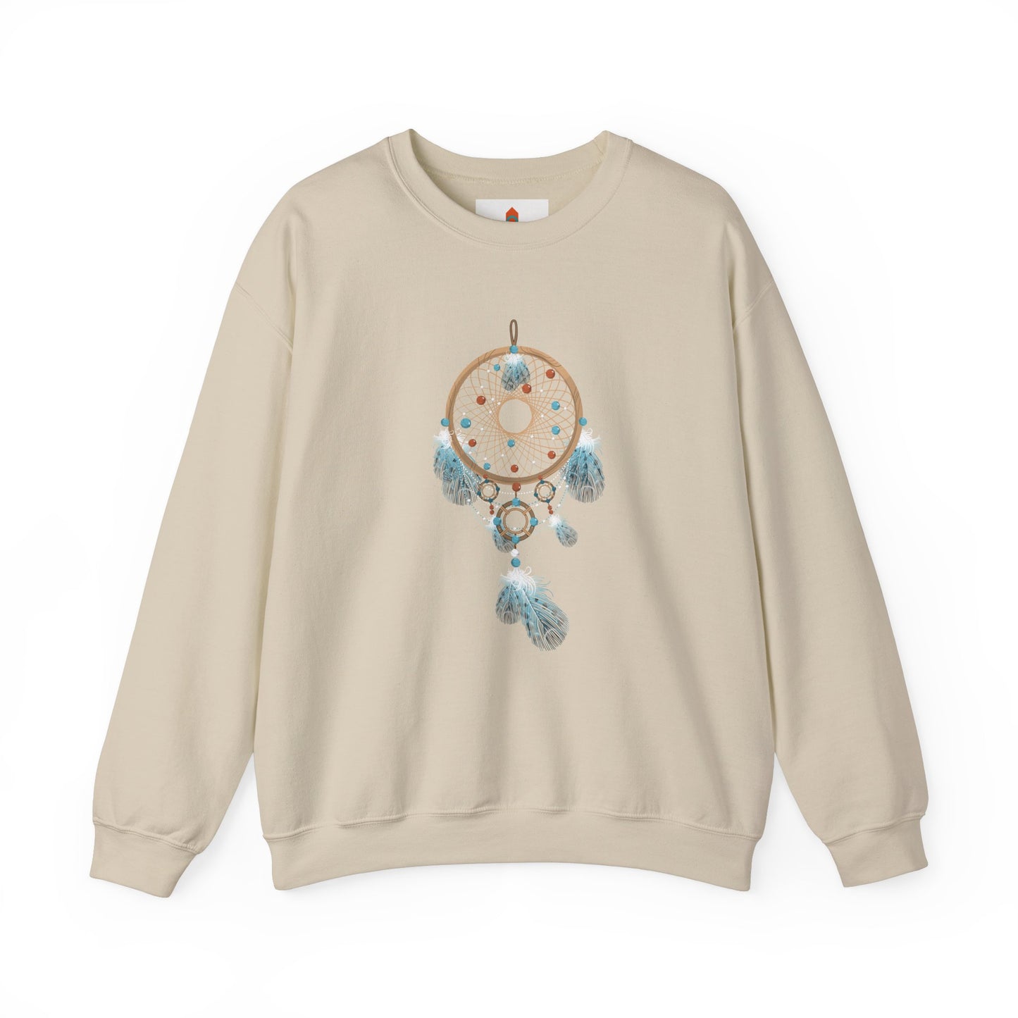 Turquoise and Brown Dream Catcher Sweatshirt