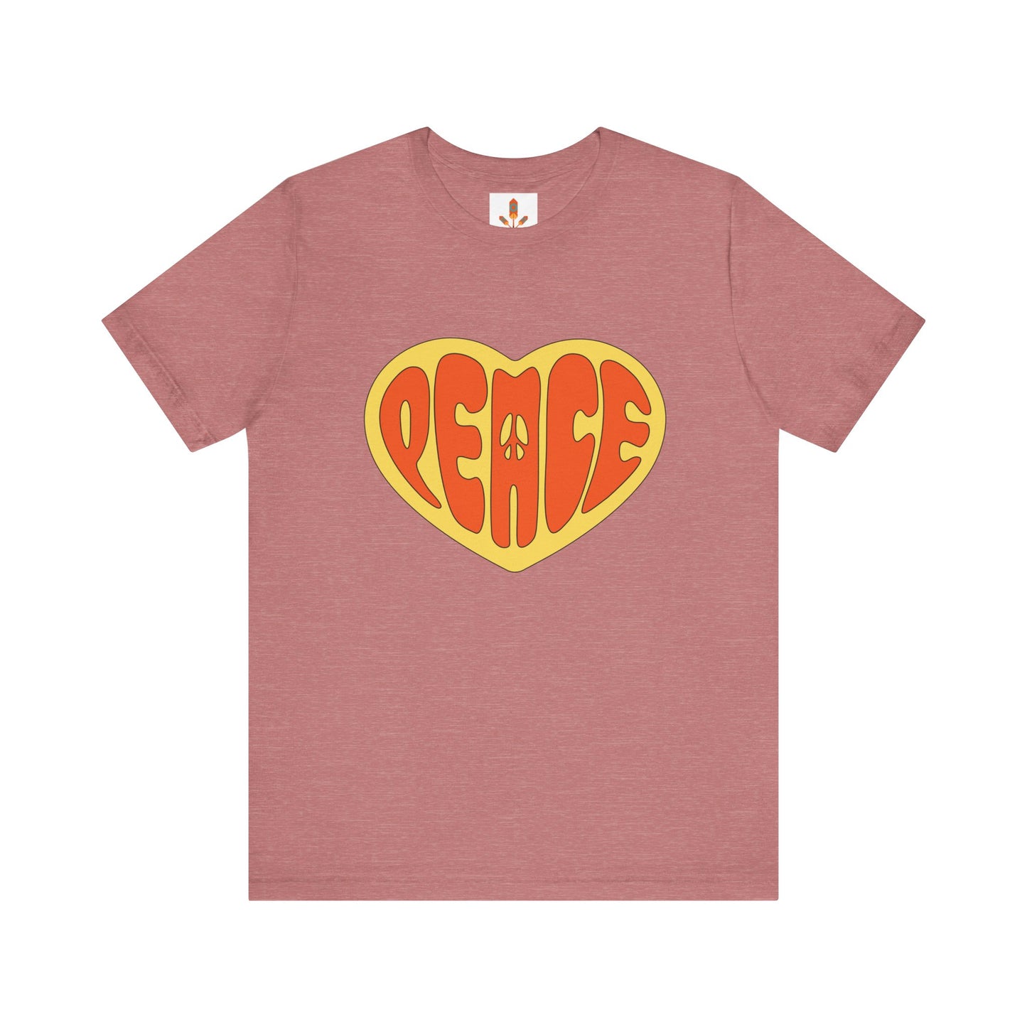 Peace in Heart Design T-shirt