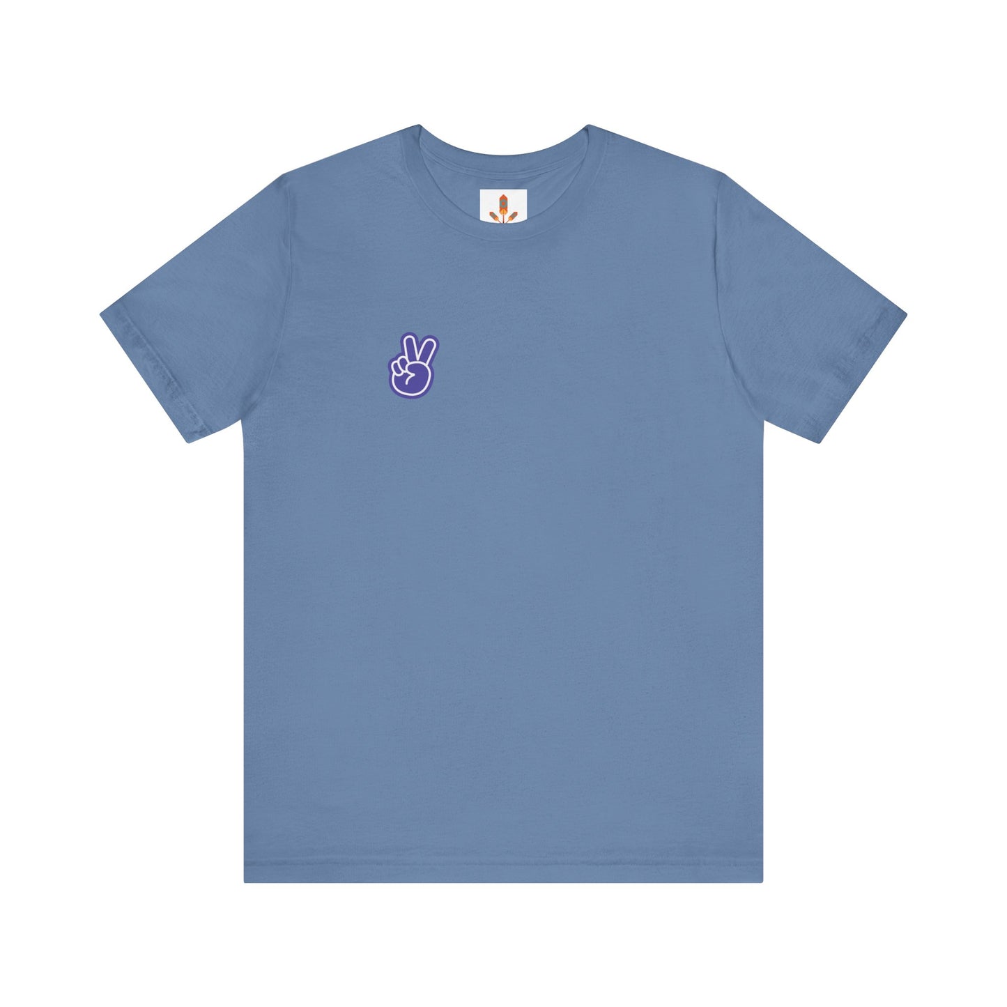 Purple Peace Hand Sign T-shirt