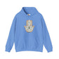Silver Hamsa Hand Hoodie