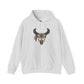 Buffalo Skull with Native Patterns Hoodie