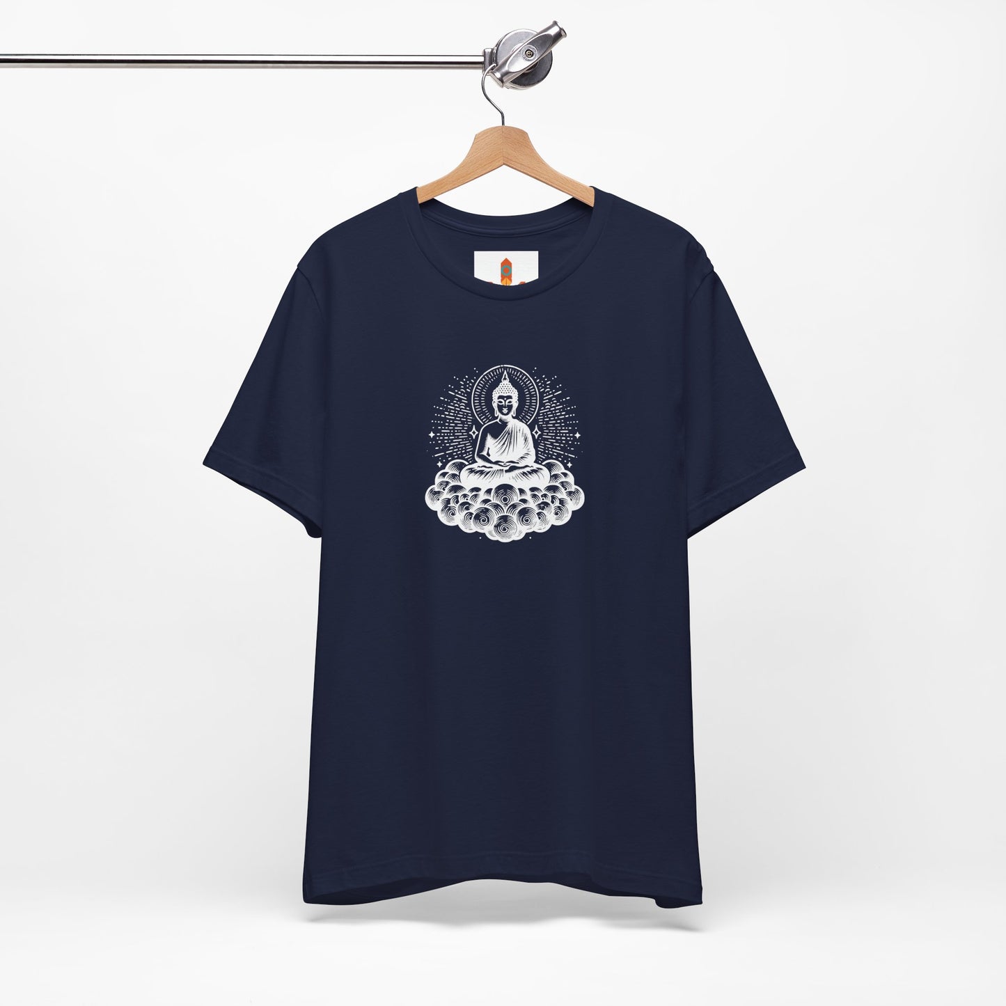 White Buddha Art T-shirt