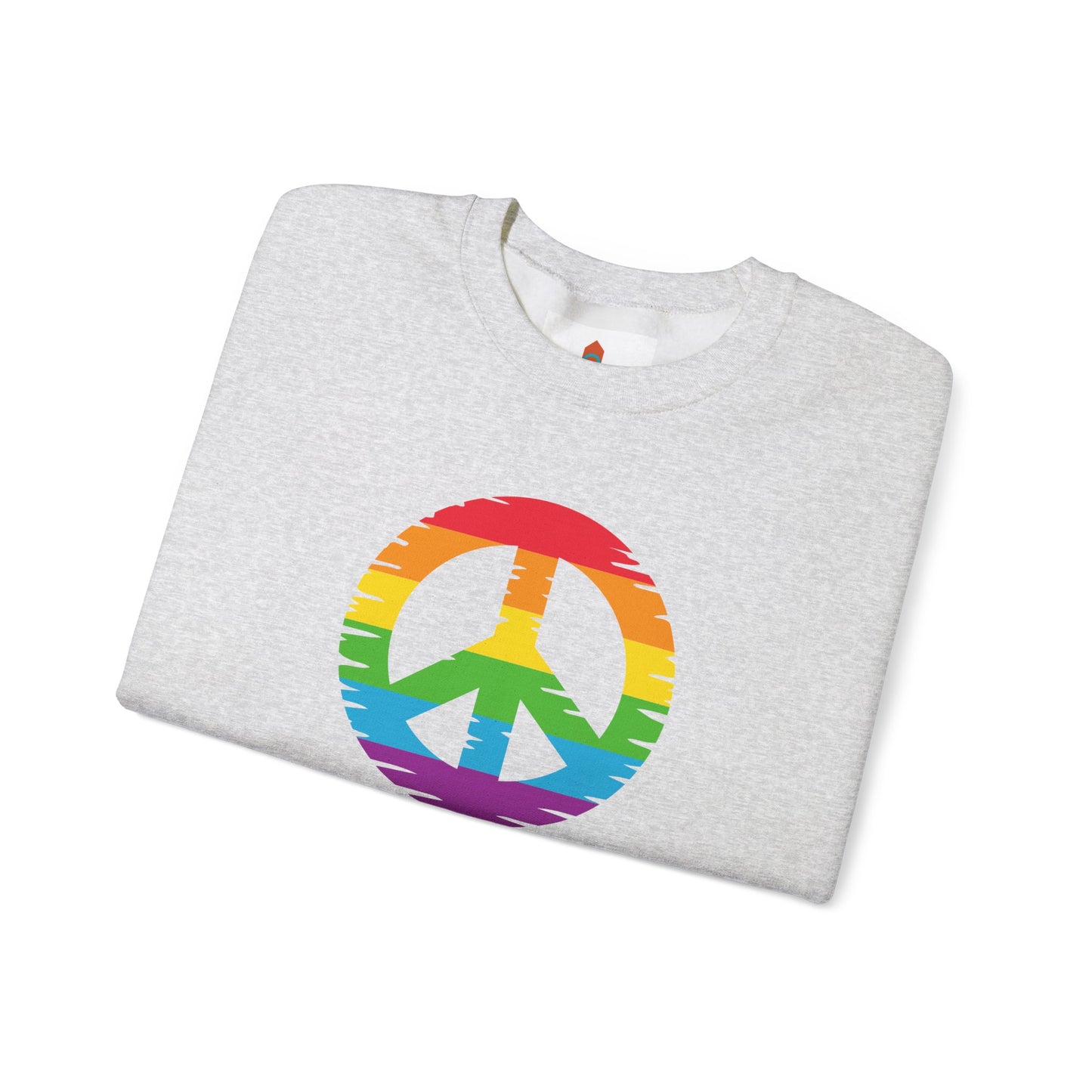 Rainbow Peace Sign Sweatshirt