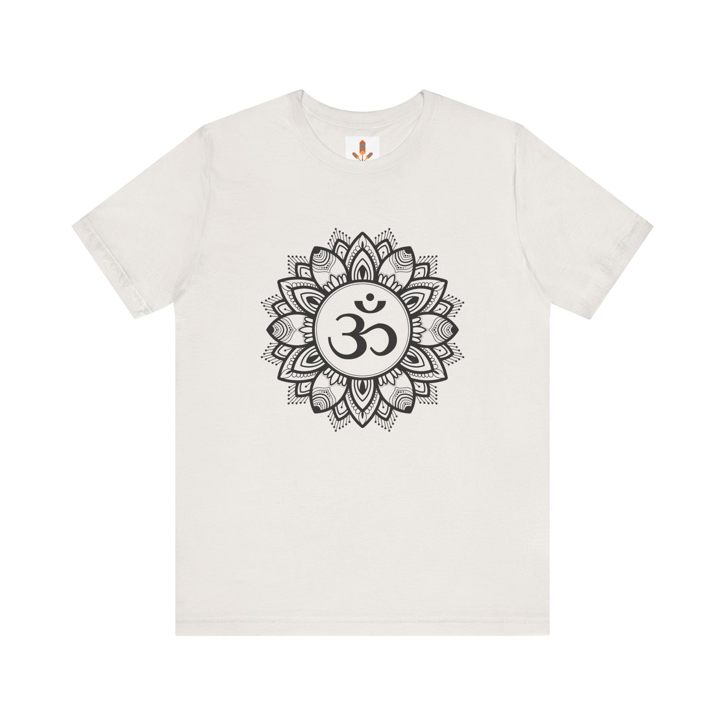 Om in Lotus Mandala T-shirt