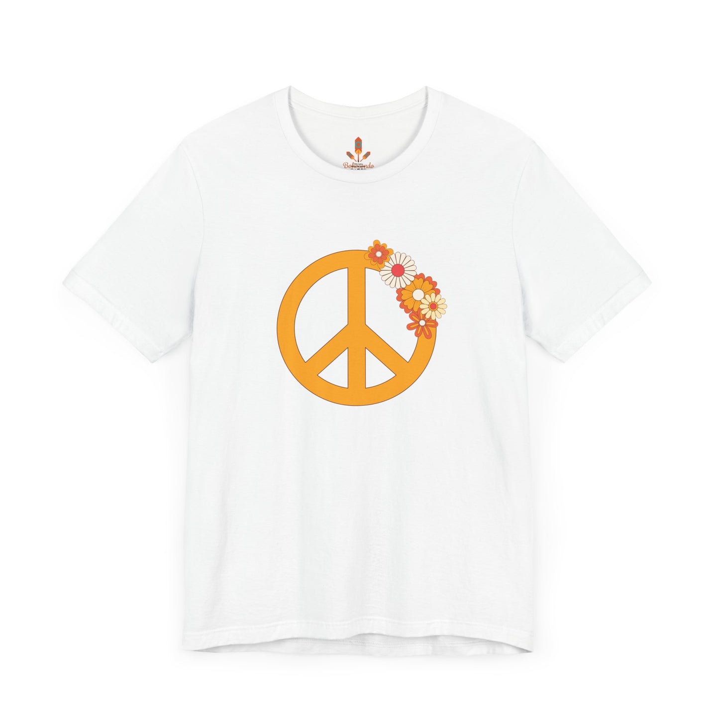 Peace Sign with Flowers T-shirt