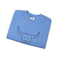 Buffalo Skull Drawing Sweatshirt
