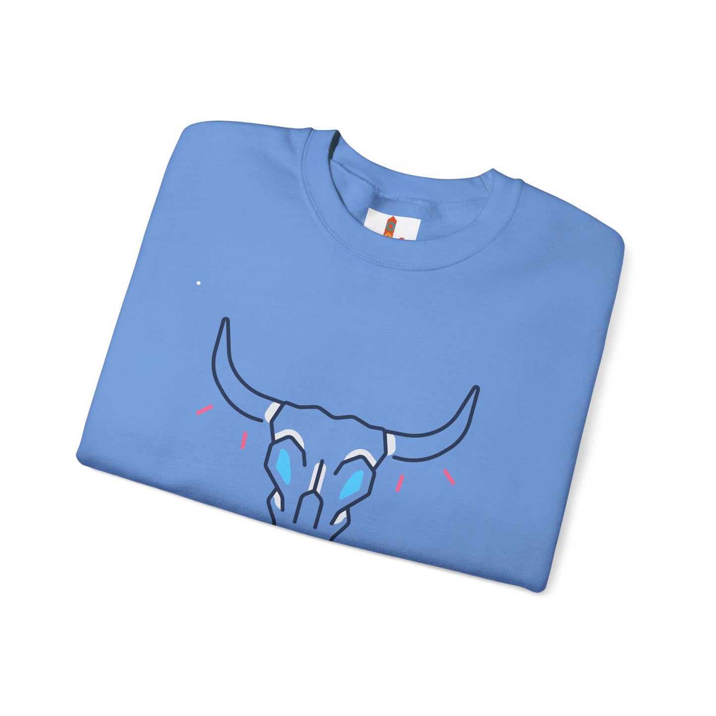 Buffalo Skull Drawing Sweatshirt
