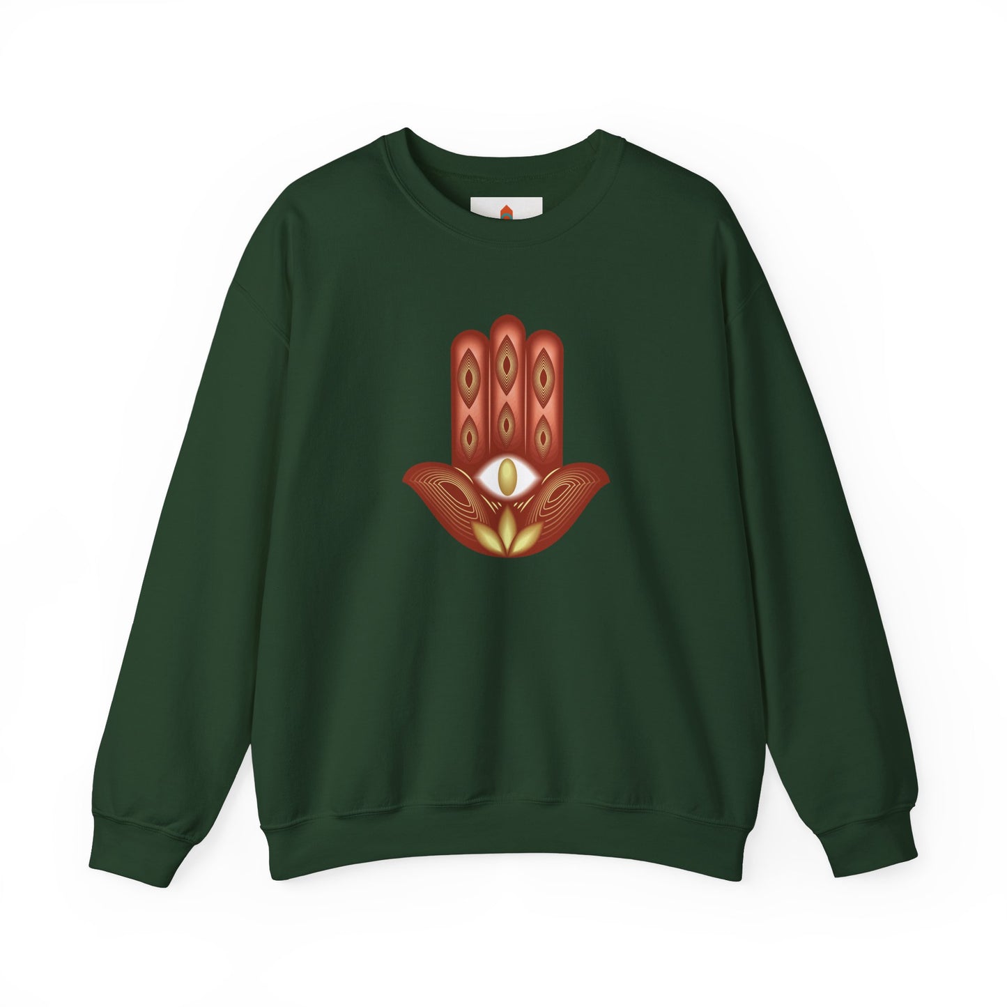 Colorful Hamsa Lotus Sweatshirt