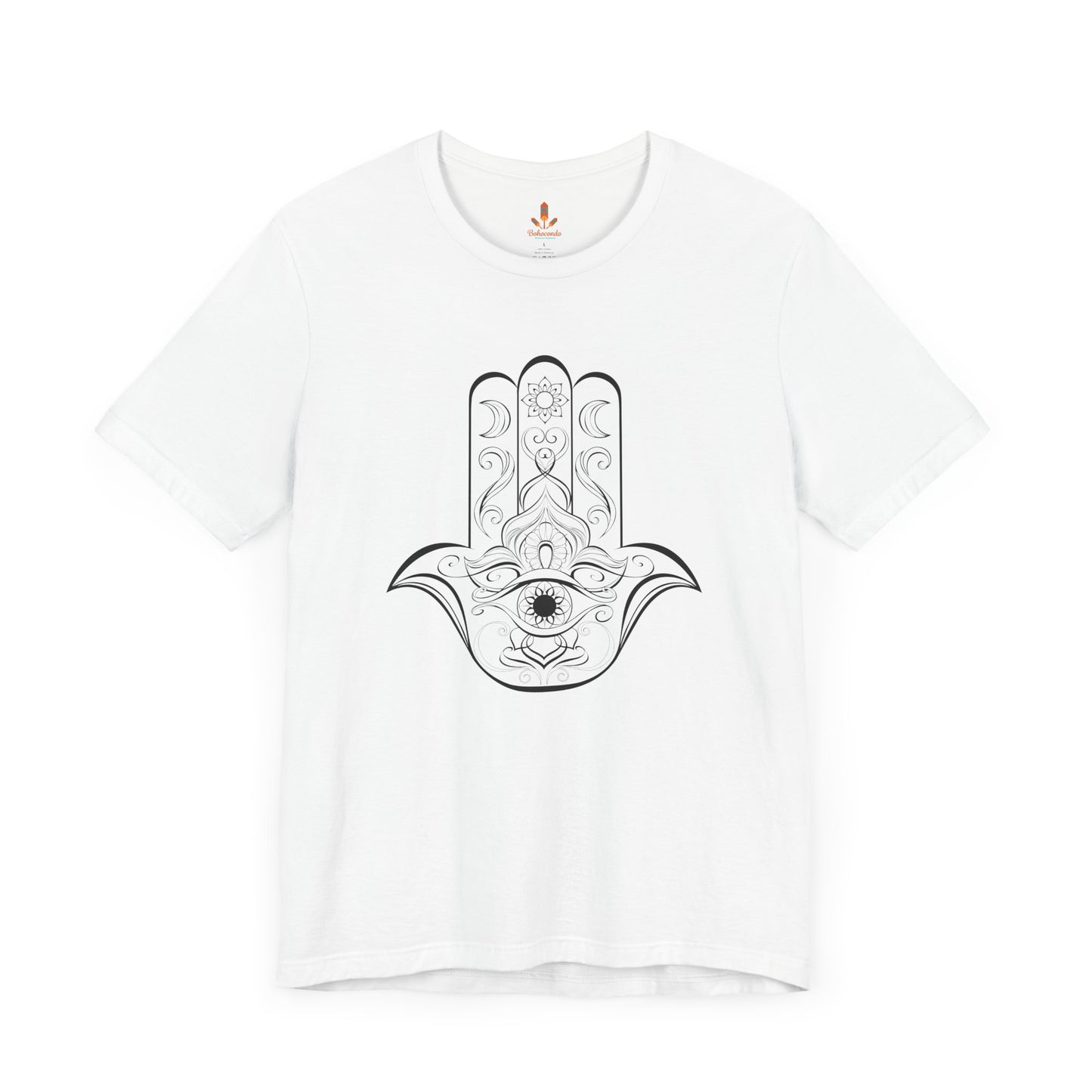 Hamsa Hand with Lotus Flower T-shirt