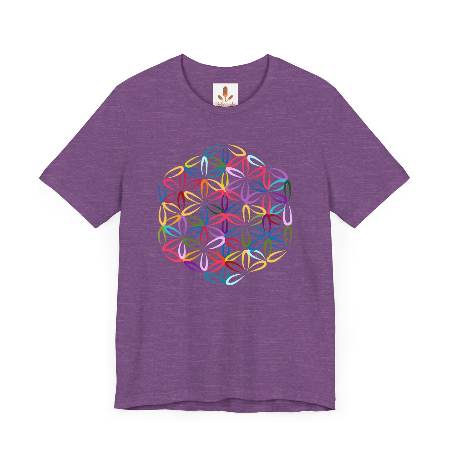 Multicolor Flower of Life T-shirt