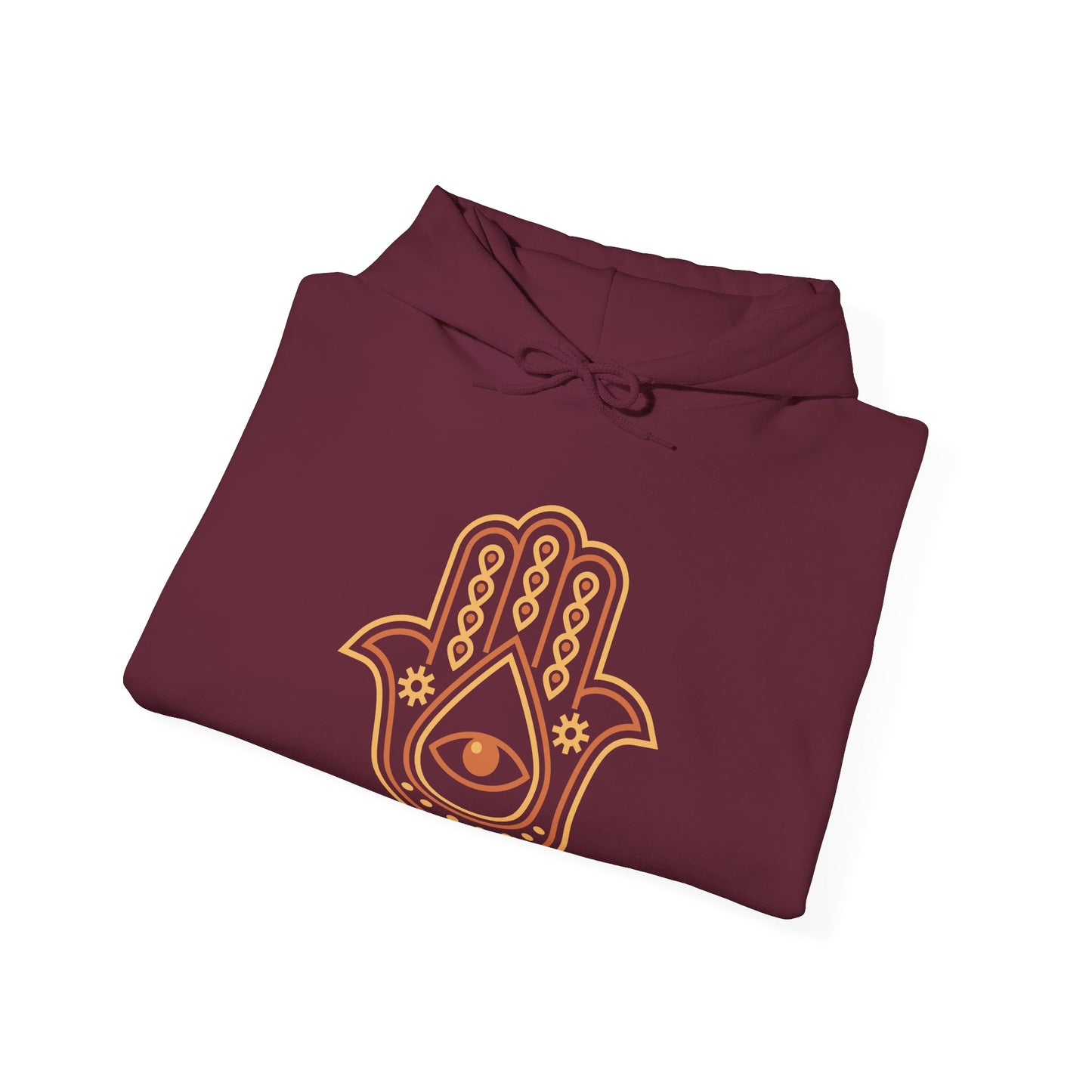 Brown Hamsa Hand Hoodie