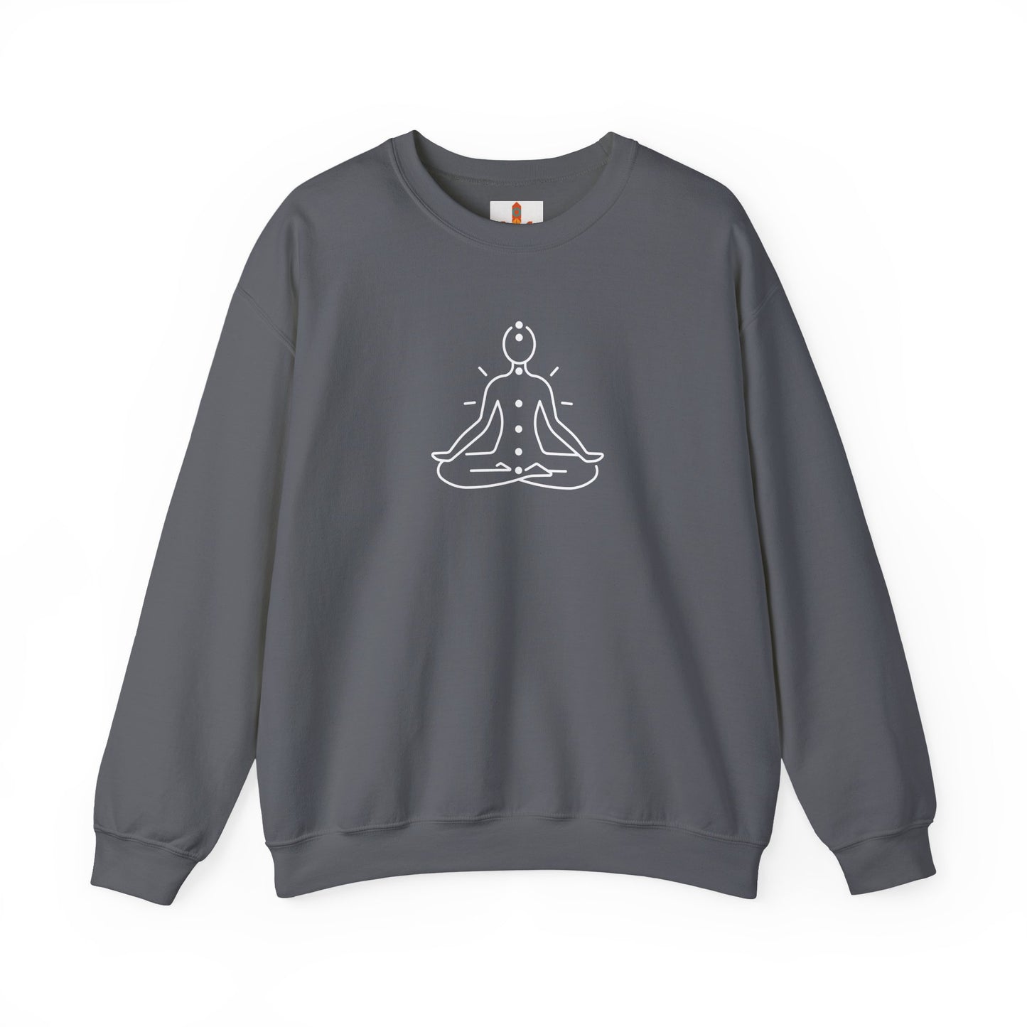 White Chakra Design Sweatshirt