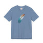 Blue and White Feather T-shirt