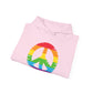 Rainbow Peace Sign Hoodie