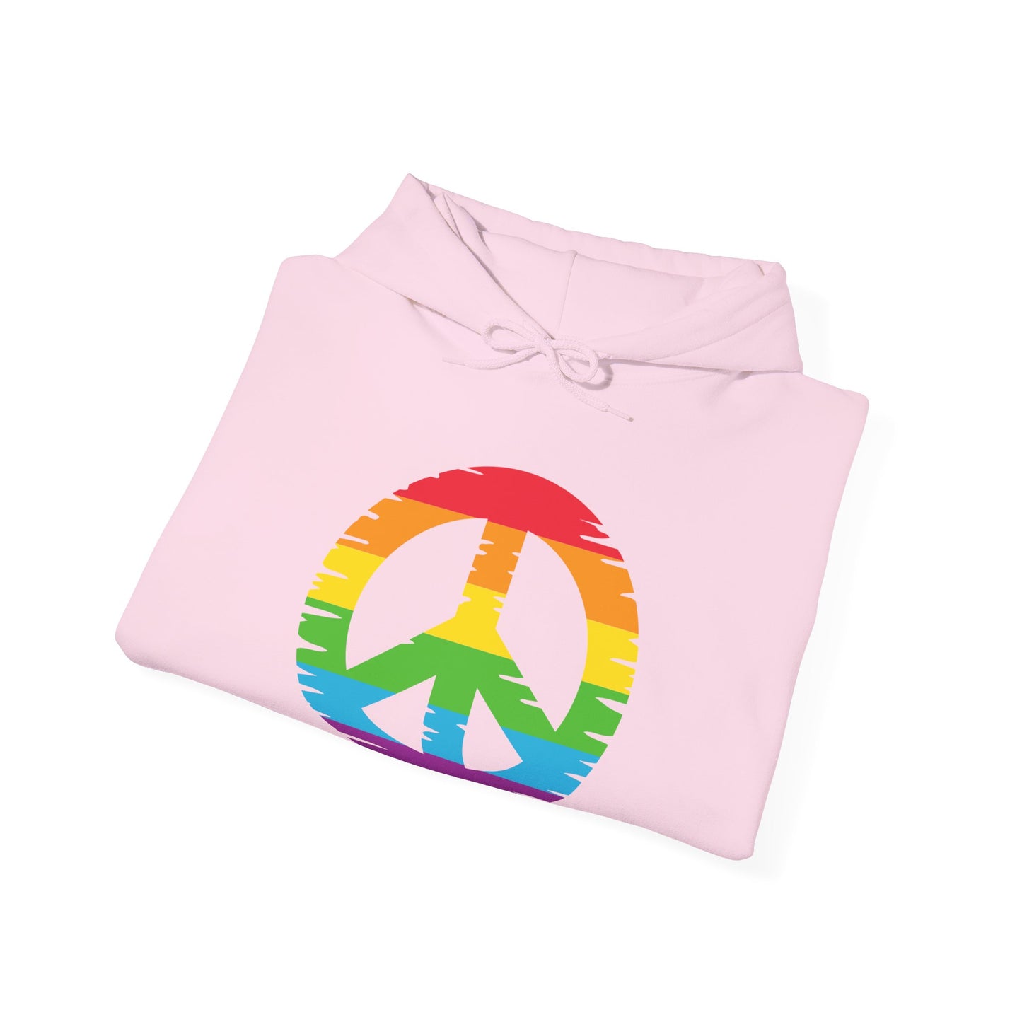 Rainbow Peace Sign Hoodie