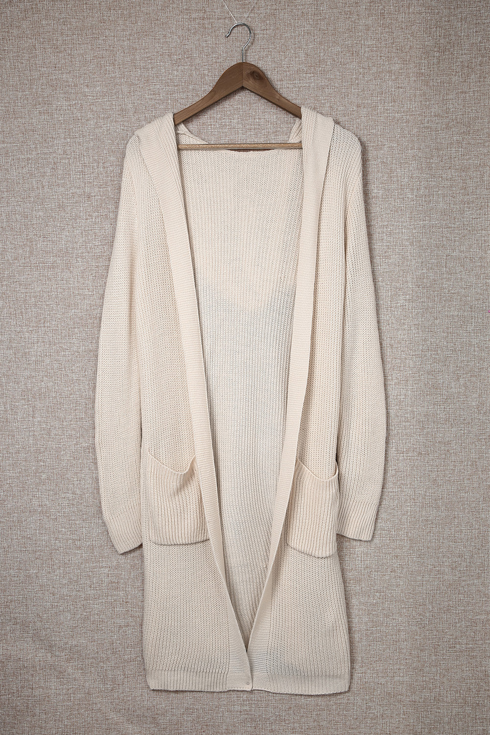 Hooded Knitted Cardigan