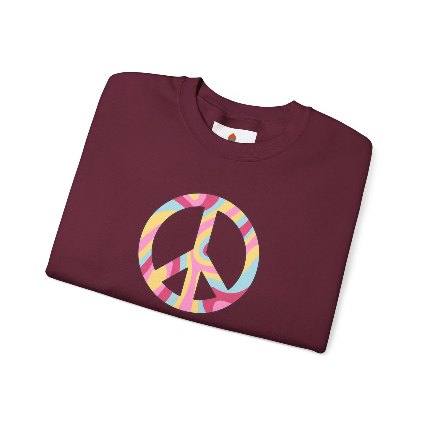 Hippie Peace Sign Sweatshirt