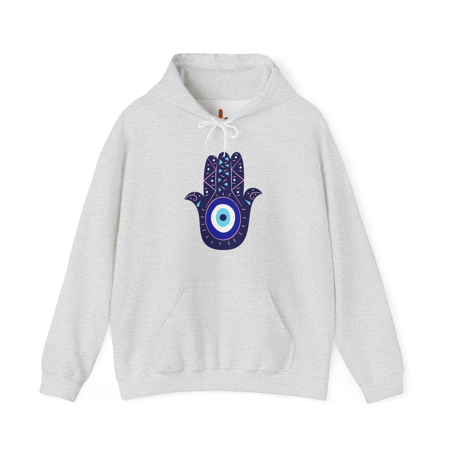 Blue Hamsa Hand Hoodie