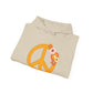 Peace Sign with Flowers Hoodie