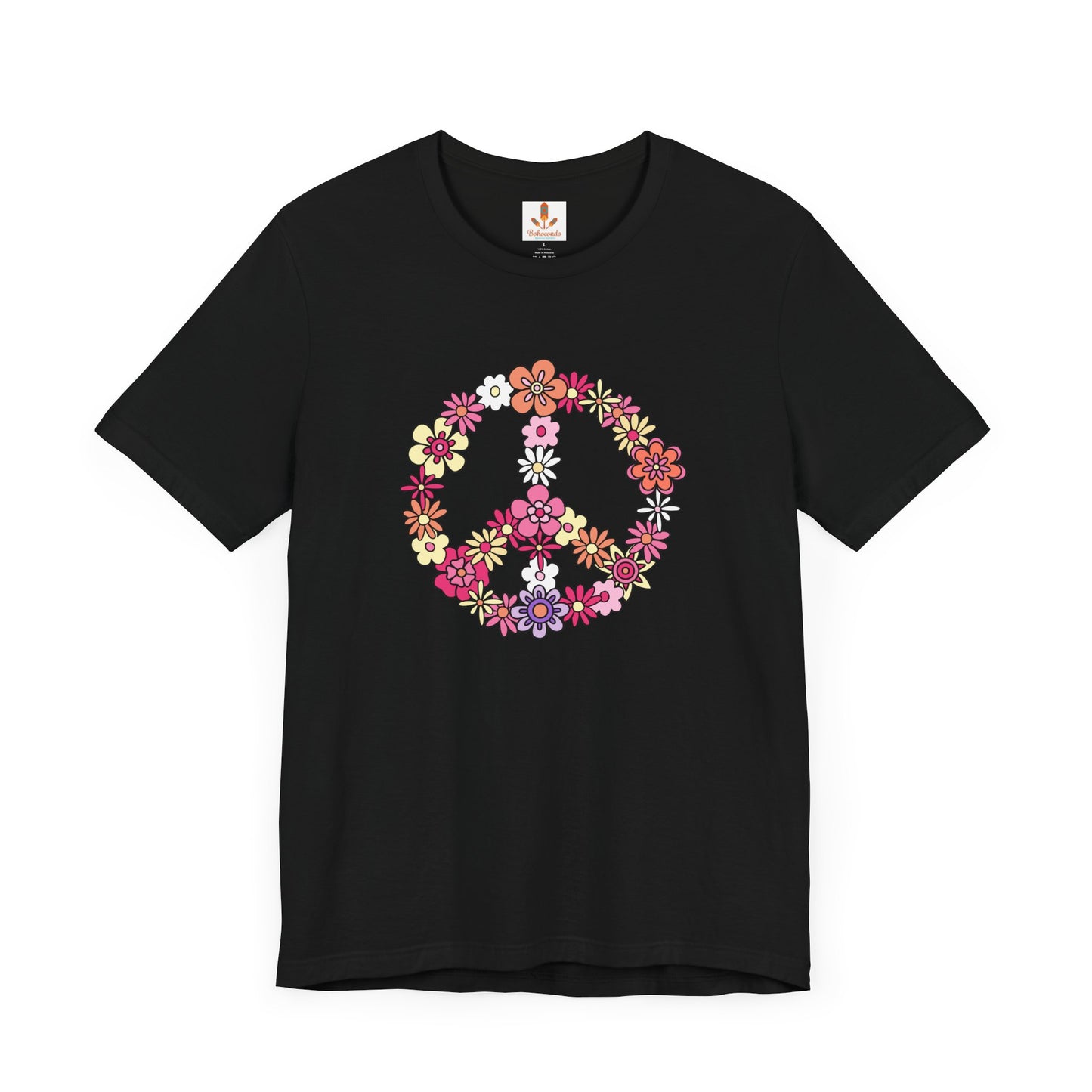 Peace Sign made from Flowers T-shirt