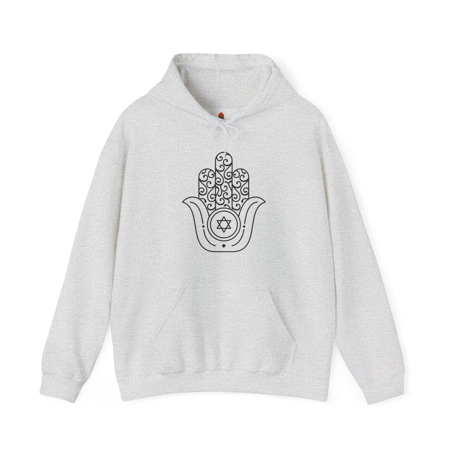 David Star in Hamsa Hand Hoodie