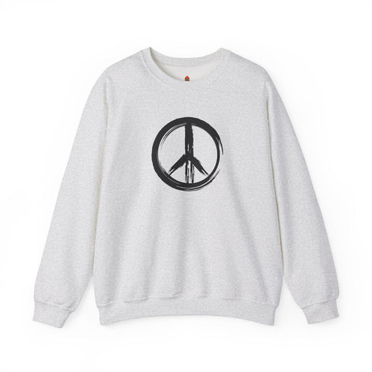 Brush Strokes Peace Sign Sweatshirt