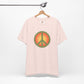 Retro Peace Sign Design T-shirt