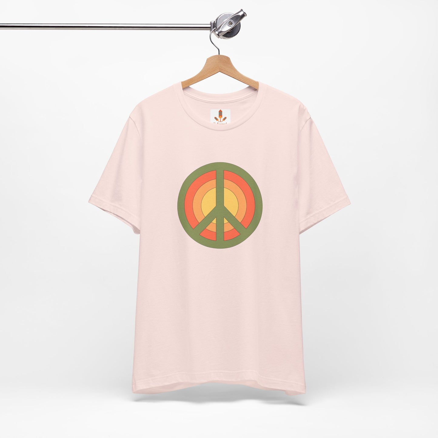 Retro Peace Sign Design T-shirt