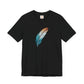 Blue and White Feather T-shirt