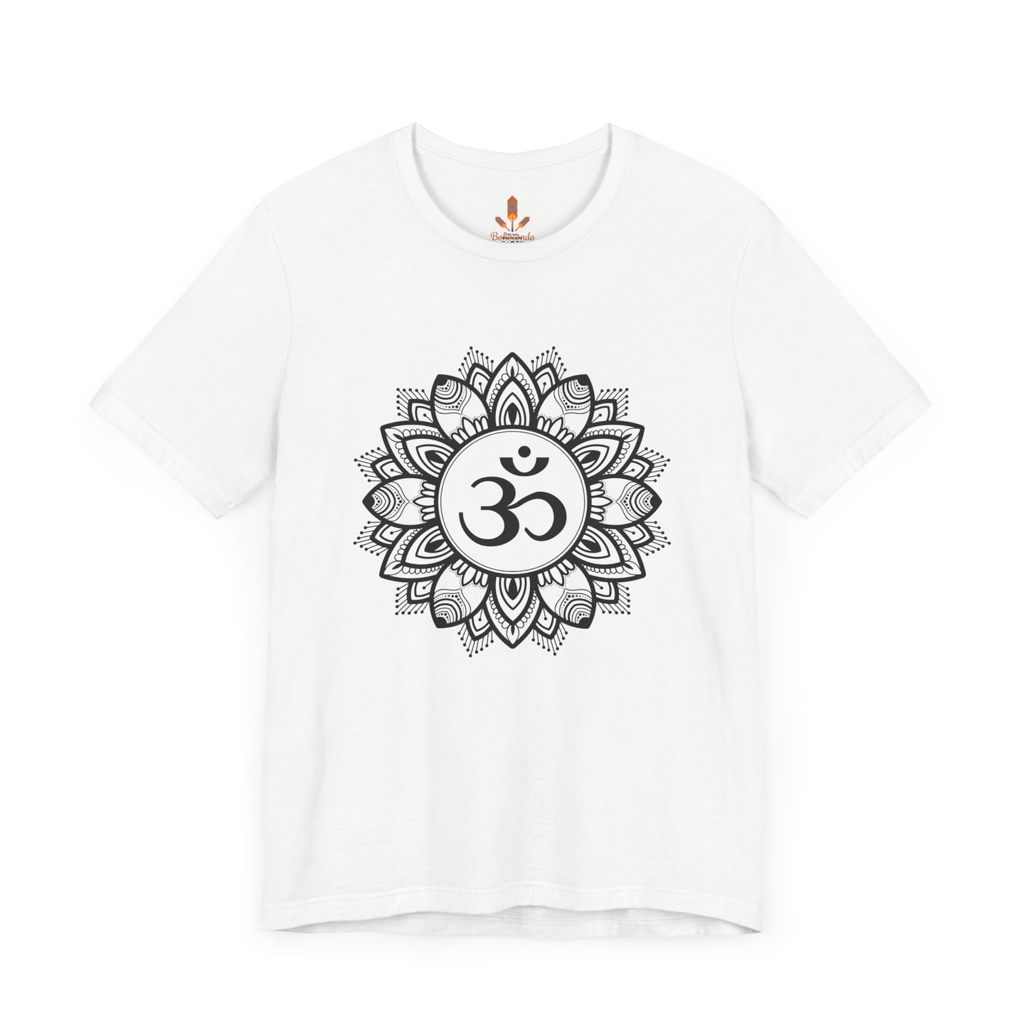 Om in Lotus Mandala T-shirt