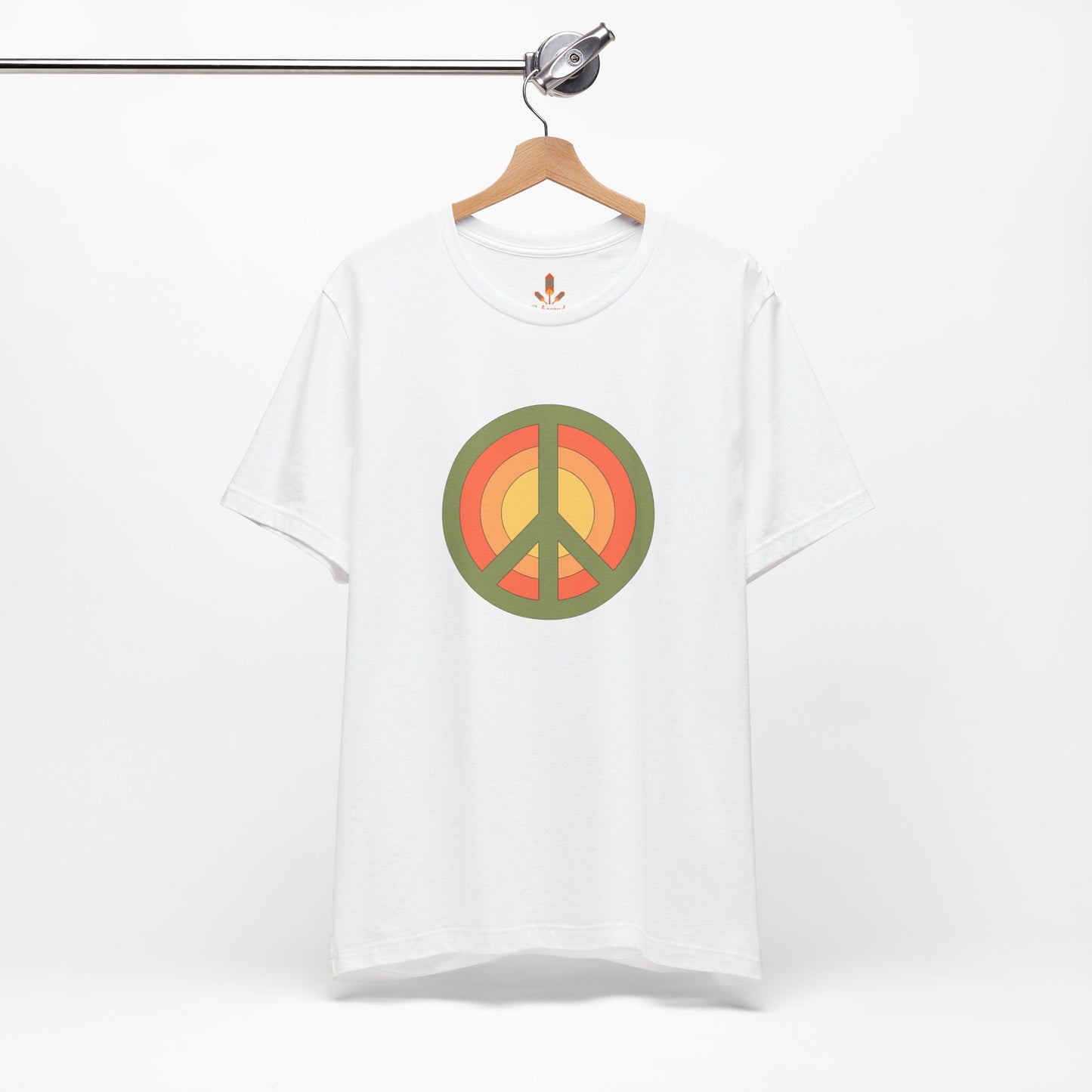 Retro Peace Sign Design T-shirt