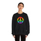 Rainbow Peace Sign Sweatshirt