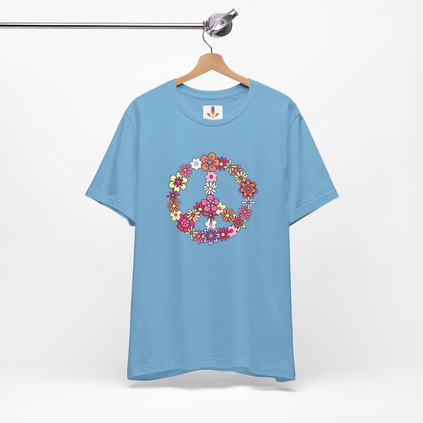 Peace Sign made from Flowers T-shirt