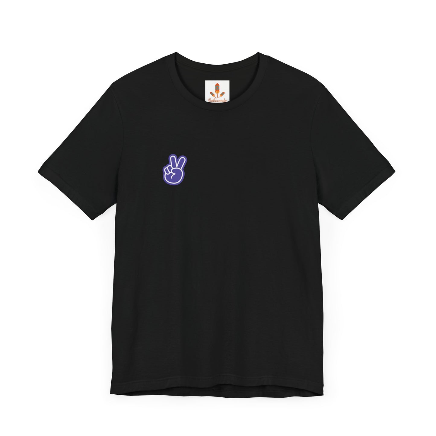 Purple Peace Hand Sign T-shirt