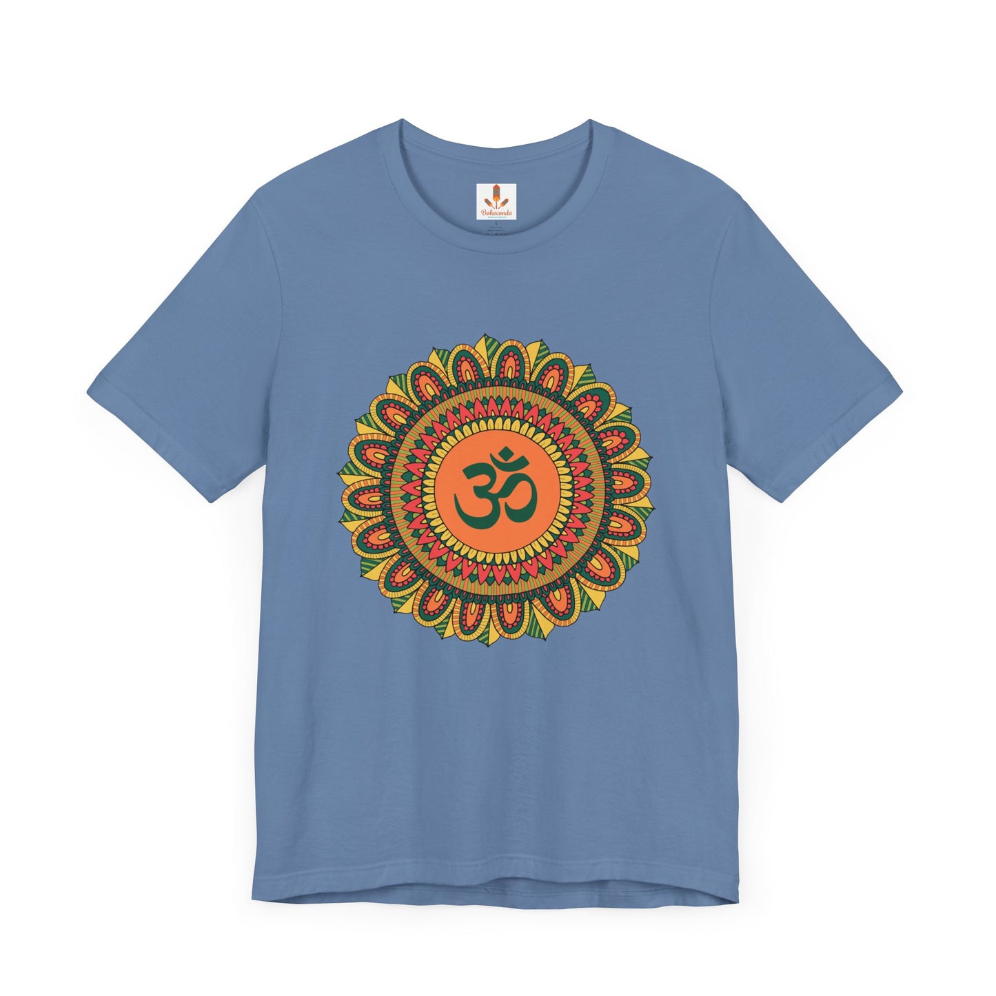 Om Multicolor Mandala T-shirt
