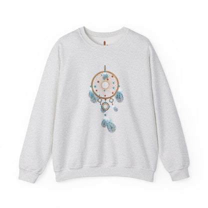 Turquoise and Brown Dream Catcher Sweatshirt