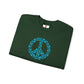 Peace Sign with Water Design Sweatshirt