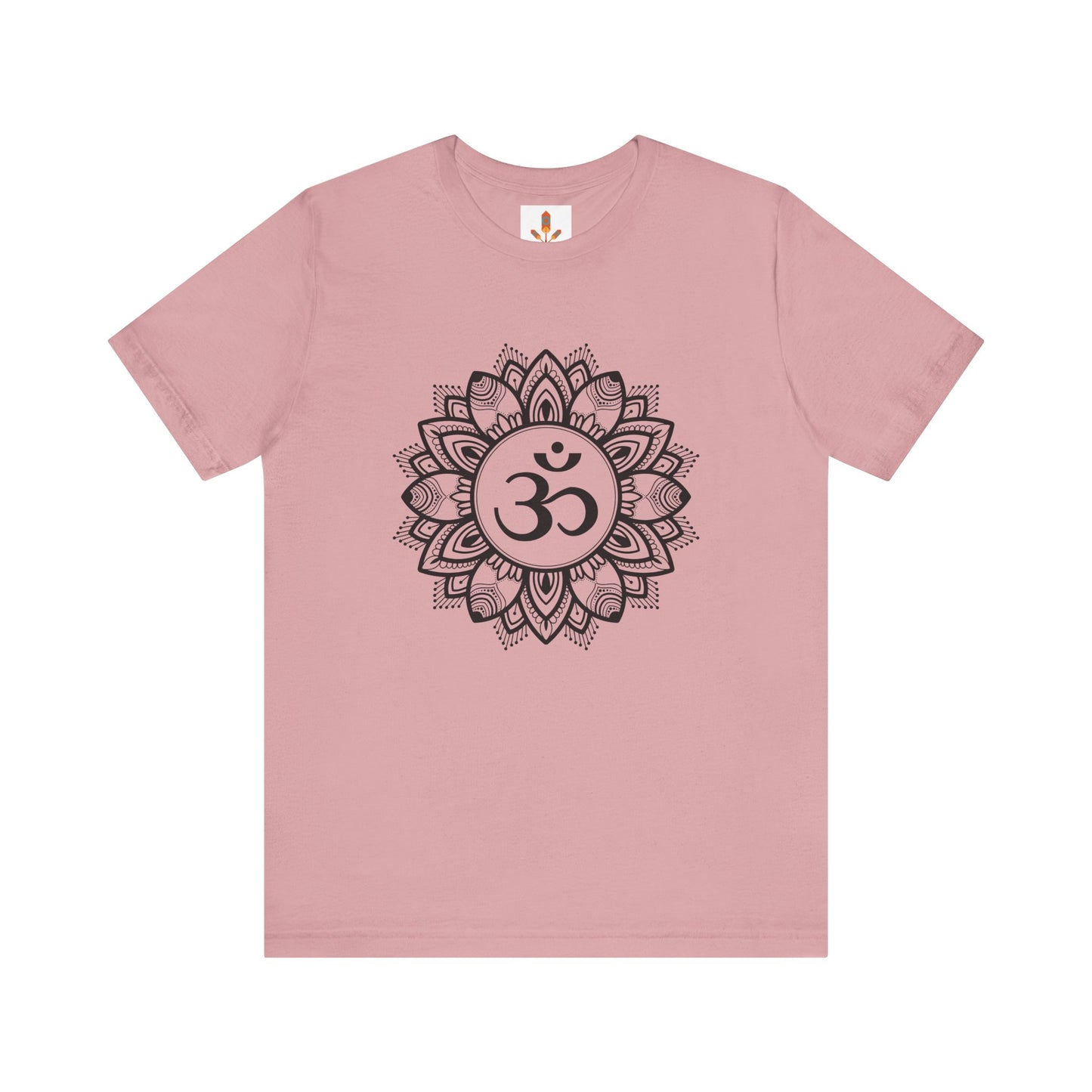 Om in Lotus Mandala T-shirt