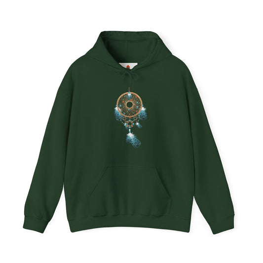 Turquoise and Brown Dream Catcher Hoodie