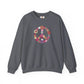 Peace Sign made from Flowers Sweatshirt