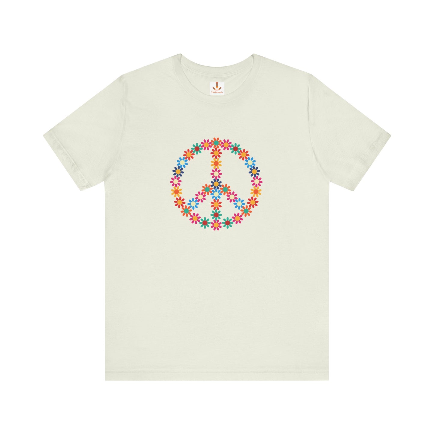 Peace Sign made of Flowers T-shirt