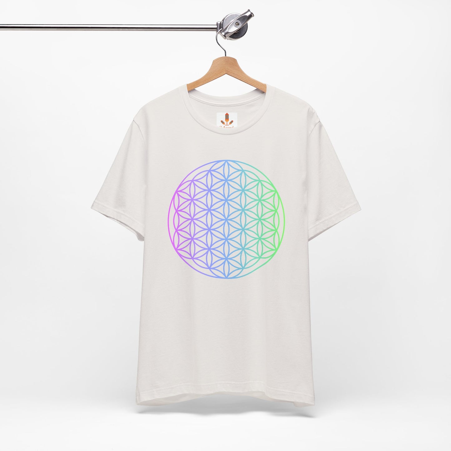 Blue and Green Flower of Life T-shirt