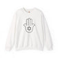 Simple Star of David in Hamsa Hand Sweatshirt