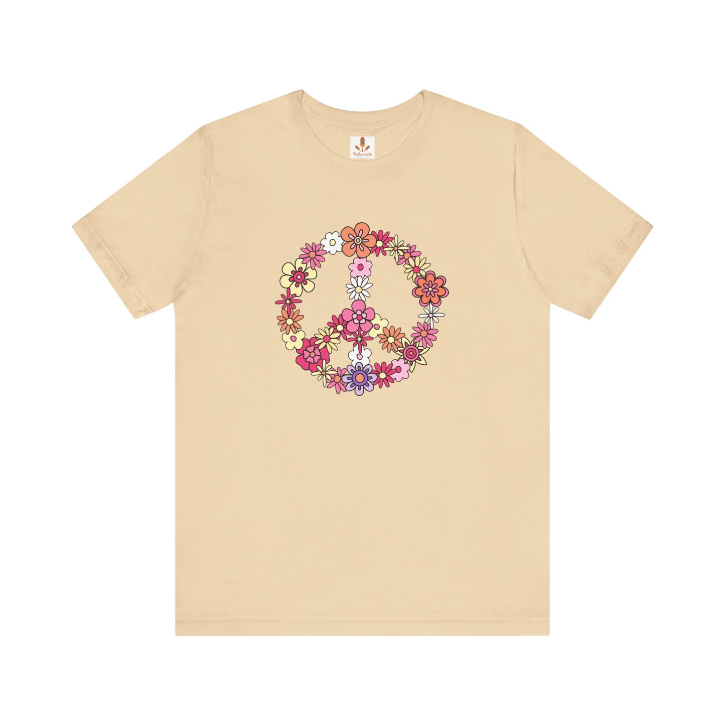 Peace Sign made from Flowers T-shirt