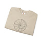 Spiral of Life in Circle Drawing Sweatshirt