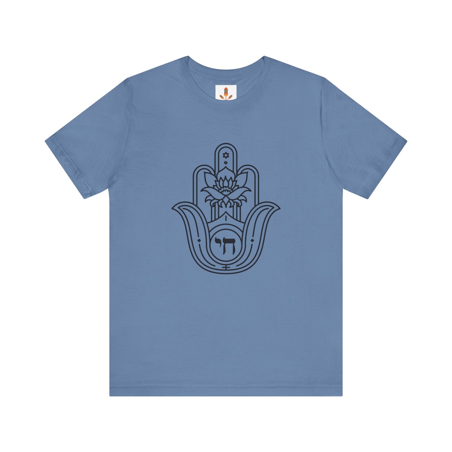 Hamsa Hand with Lotus Design T-shirt