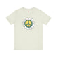 Peace Sign in White Flower T-shirt