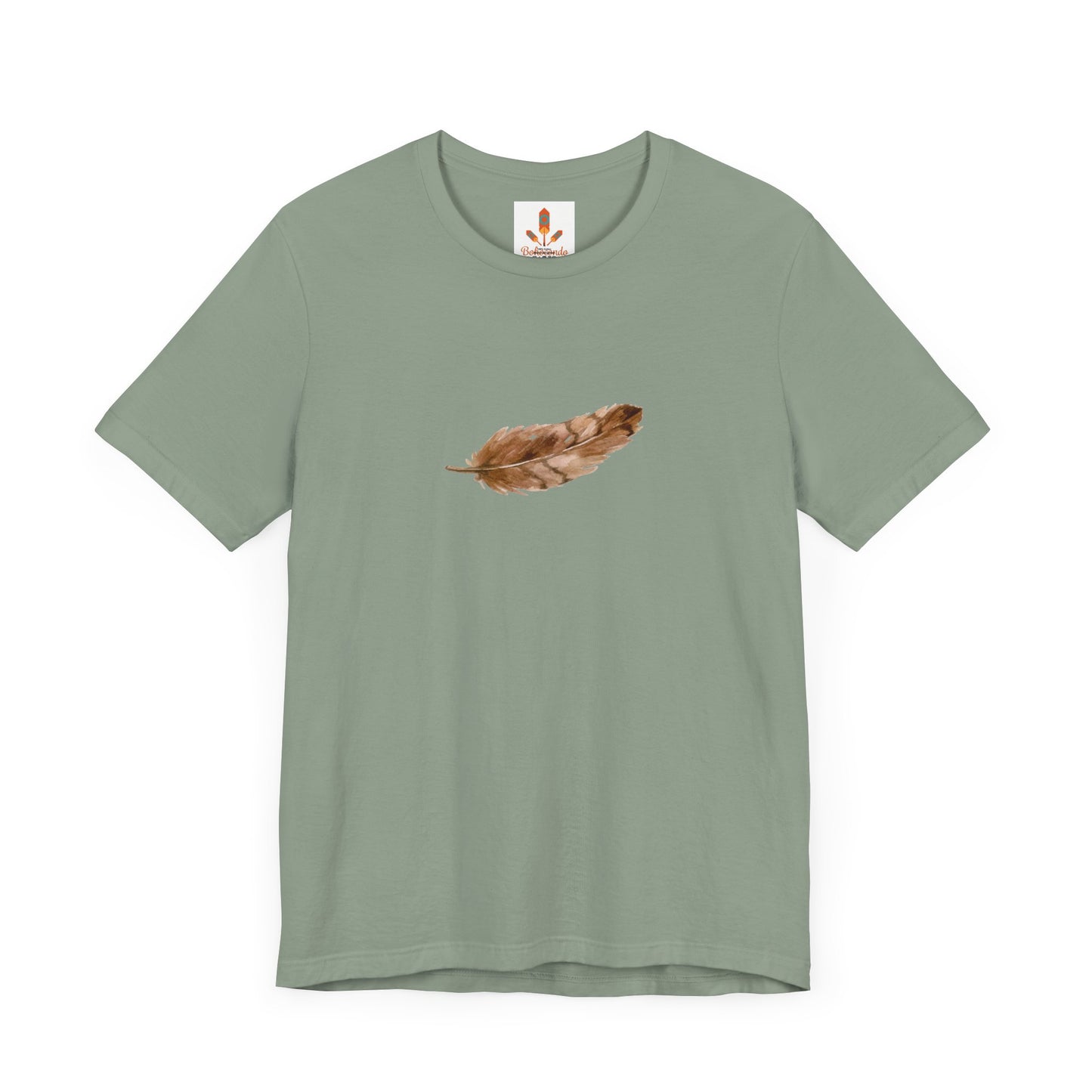 Brown Feather T-shirt